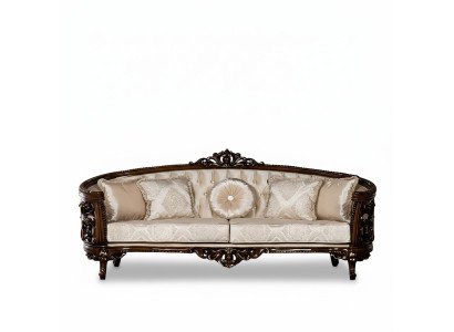 Canapé trois places Style mobilier classique Tissu Canapés Baroque Rococo Luxe nouveau