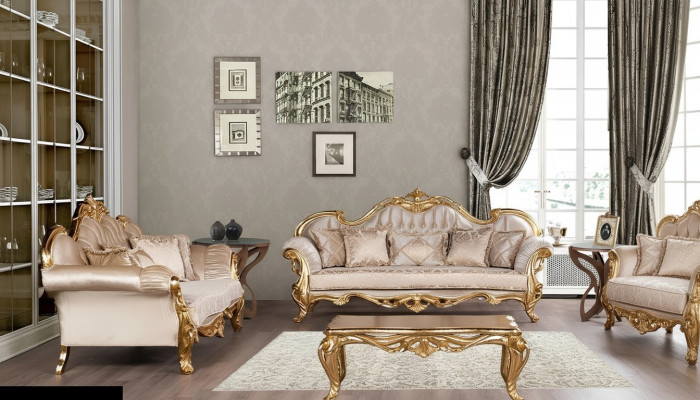 Ensemble de canapés de luxe 3+3 places table basse suite ensemble canapé fauteuil canapés 2 pièces.