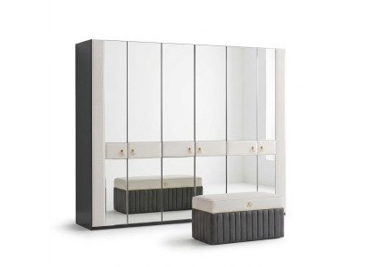 Armoire de chambre en bois Mobilier de style italien Armoires de cuisine Armoire neuve