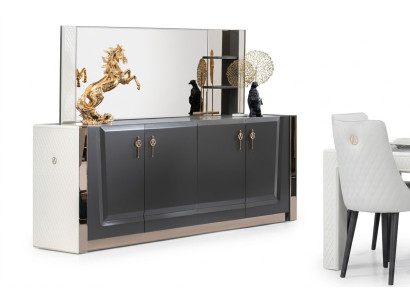 Groupe de meubles nouvel ensemble 2 pièces. Commode Miroir Commodes Armoire Étagère de luxe Console