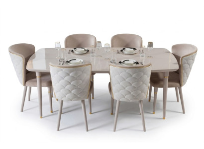 Table à manger Table Tables Moderne Bois Salle à manger Design Style italien nouveau
