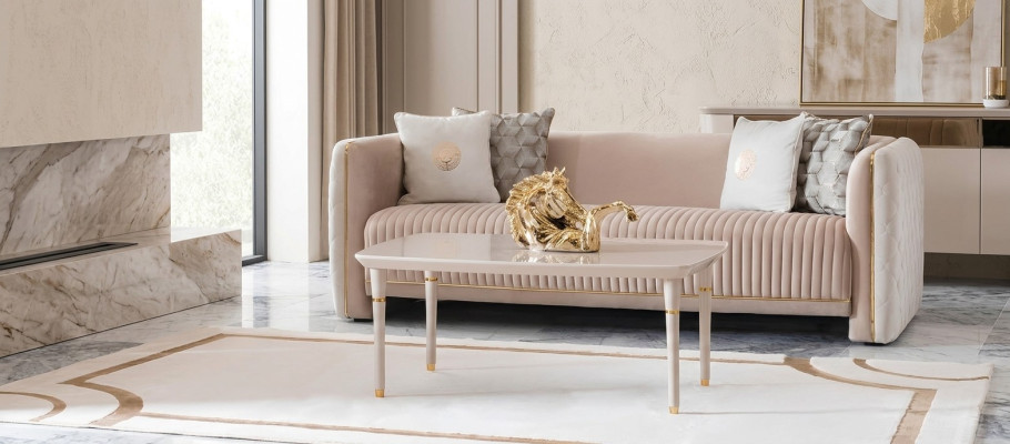 Tables Meubles Table de luxe Table d'appoint Bois Moderne Table basse Design Salon