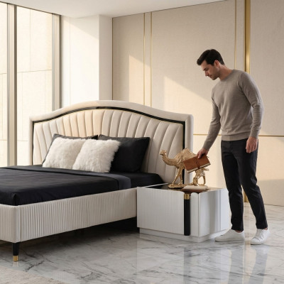Table de chambre Tables de chevet en bois Table de chevet Console de nuit Design Table d'appoint