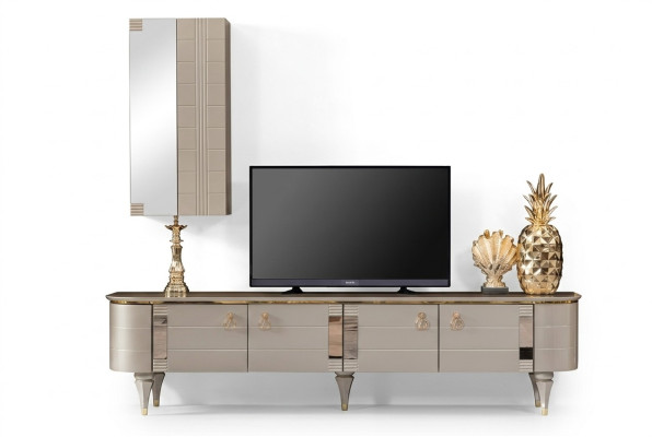 Sideboard Armoire Murale Moderne en bois Ensemble de meubles TV.