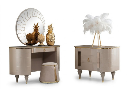 Coiffeuse Coiffeuse Table de maquillage Commode Consoles Tables Console Mobilier