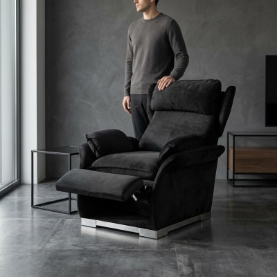 Moderne fauteuil de relaxation avec mécanisme de salon fauteuil fonctionnel meuble de fauteuil