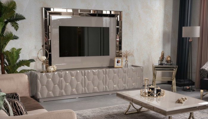 Buffet meuble TV Commode TV Armoire TV Meuble bas TV Meuble TV Cadre TV Meuble de salon
