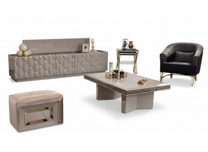 Salle de séjour Design Tables Meubles Table de luxe Table d'appoint en bois Moderne Table basse