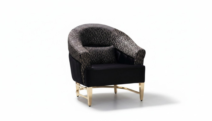 Fauteuil Bibliothèque Fauteuil de lecture Fauteuil à oreilles Tapisserie Meubles de style italien de luxe