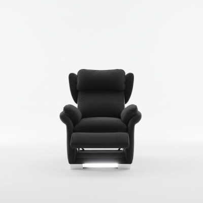 Fauteuil TV multifonction Aler Relax de style italien moderne avec un nouveau revêtement.