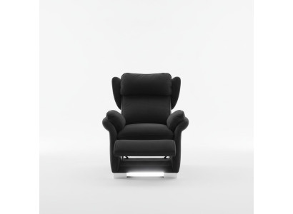 Fauteuil TV multifonction Aler Relax de style italien moderne avec un nouveau revêtement.
