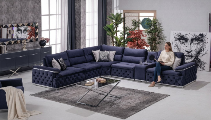 Canapé d'angle forme L Canapé Chesterfield Mobilier Canapé Design Italie