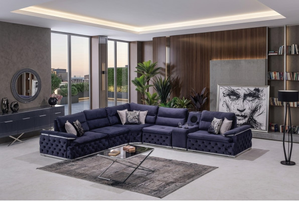 Canapé d'angle forme L Canapé Chesterfield Mobilier Canapé Design Italie