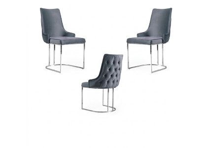Chaises Salle à manger Ensemble 2x Chaise Chaise molle Style italien
