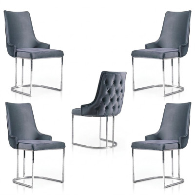 Suite 4x Chaises Moderne Chaise Design Moderne Groupe Chaise Design Chaise en Bois