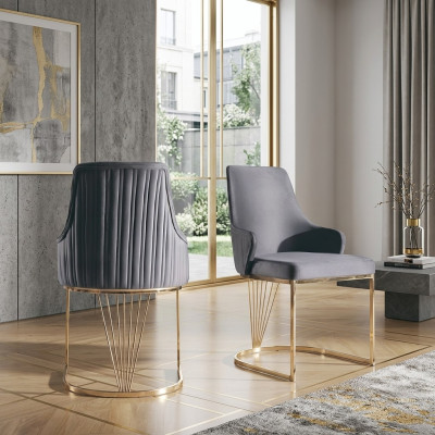 Chaise de salle à manger style italien fauteuil rembourré chaise de luxe chaises salon