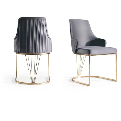 Chaise de salle à manger style italien fauteuil rembourré chaise de luxe chaises salon