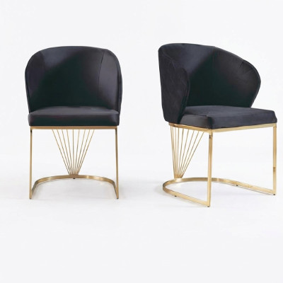 Conception Chaise de salon Chaises de salle à manger Tissu Tapisserie en tissu