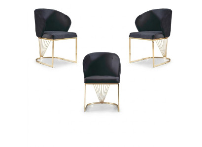 Chaise 2x Chaises groupe Ensemble Salon Salle à manger Suite Style moderne Textile