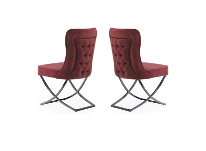 Chesterfield Hotel Suite tissu rembourré groupe de chaises design 2x ensemble