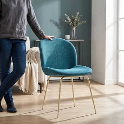 Chaise sans accoudoir Chaise de salle à manger en bois Chaises de salle à manger Design