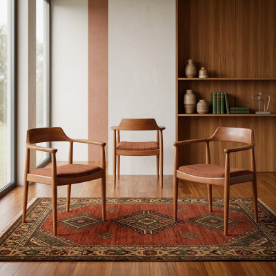 Ensemble de fauteuils Suite 2x Siège rembourré Siège classique Textile rembourré