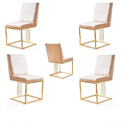 Ensemble de revêtement de fauteuil design 2x chaise 100% chaises textiles Gastro Salle à manger