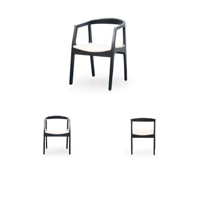 Salle à manger Meubles en bois Chaises Design de luxe Chaise rembourrée Siège inclinable Bureau