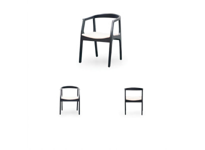 Salle à manger Meubles en bois Chaises Design de luxe Chaise rembourrée Siège inclinable Bureau