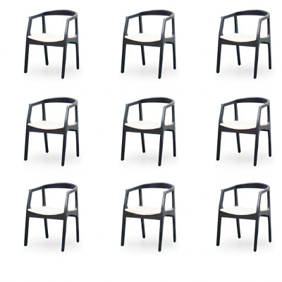 Design 8 chaises Groupe Salle à manger Suite Fauteuil neuf Ensemble Fauteuil Rembourrage