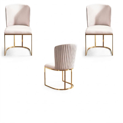 Style italien du jeu de design de chaises à dossier haut, de chaises rembourrées et de suite de fauteuils
