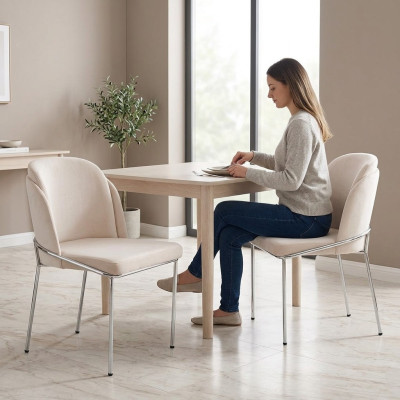 Conception Salle à manger 2x chaises Ensemble nouvelle chaise Suite Fauteuil Rembourrage