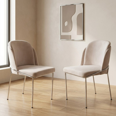 Conception Salle à manger 2x chaises Ensemble nouvelle chaise Suite Fauteuil Rembourrage