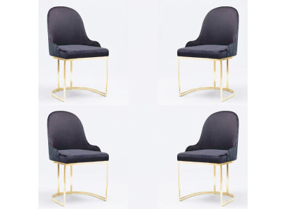 Suite d'ameublement de sièges en bois 4 chaises Mobilier neuf Groupe Salle à manger Cuisine
