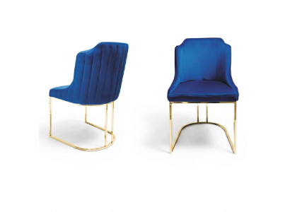 Chaise Chaise en bois Chaises de salle à manger Chaise de bureau Chaise de cuisine bleue