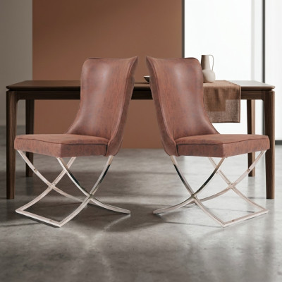 Salle à manger Chaise Suite Fauteuil Gastro Design 2x Chaises Groupe Rembourrage