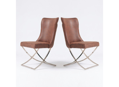 Salle à manger Chaise Suite Fauteuil Gastro Design 2x Chaises Groupe Rembourrage