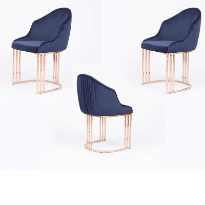 Designer Lehn Seat Armchair salle à manger de luxe 2x Chaises Rembourrage Textile
