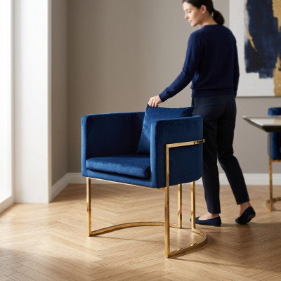 Salle à manger Chaises Fauteuil TV Salon Siège Fauteuil en bois Meubles de luxe