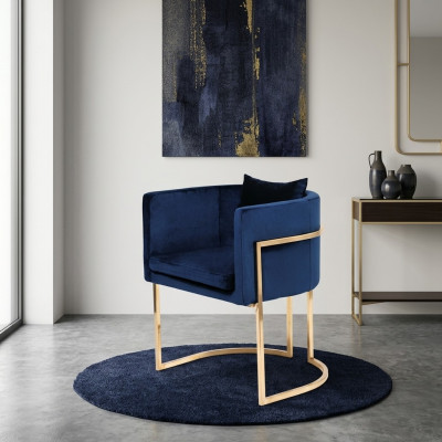 Chaise 2x Chaises de salle à manger Fauteuil en acier inoxydable Mobilier design en métal en acier