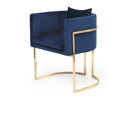 Chaise 2x Chaises de salle à manger Fauteuil en acier inoxydable Mobilier design en métal en acier