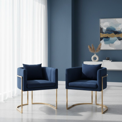 Groupe de chaises rembourrées en textile pour salle à manger gastronomique, design en tissu, ensemble de 6 chaises.