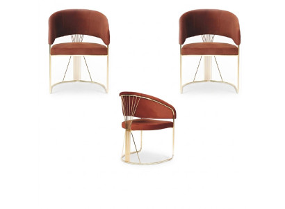 Suite Cuisine Salon Salle à manger Set Chaise de designer Set 2x Chaises