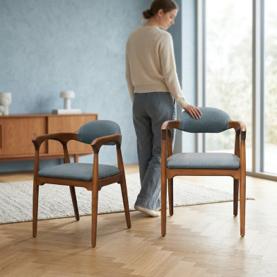 Chaise design Ensemble de chaises de salle à manger Siège rembourré Chaises Suite Complète