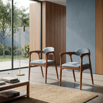 Chaise design Ensemble de chaises de salle à manger Siège rembourré Chaises Suite Complète