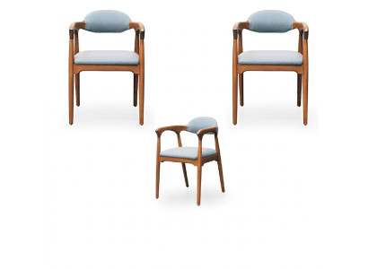 Suite Salle à manger Chaise Set 2X Chaises Style Italien Meubles de Luxe