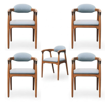 Salle à manger Ensemble 4 chaises Chaises Lehn Suite Salle à manger Ensemble Mobilier Groupe