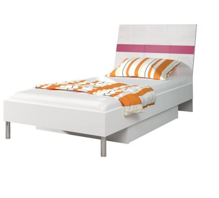 Chambre d'enfants Rose Armoire Fille Lit Table Bois 5 pièces. Chambre