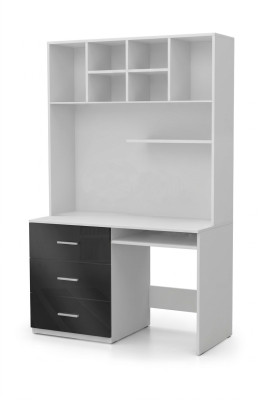Le bureau noir Table Bureau Chambre enfant Chambre de jeunes Tableaux nouveaux haute brillance
