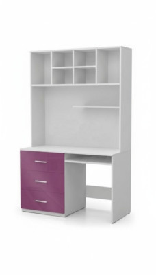 Bureau Laqué Violet Brillant Table Bureau Chambre Enfants Chambre Jeunes Tables Nouvelles